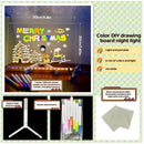 LED Message Board – DIY Acrylic Writing Pad with 7 Pens